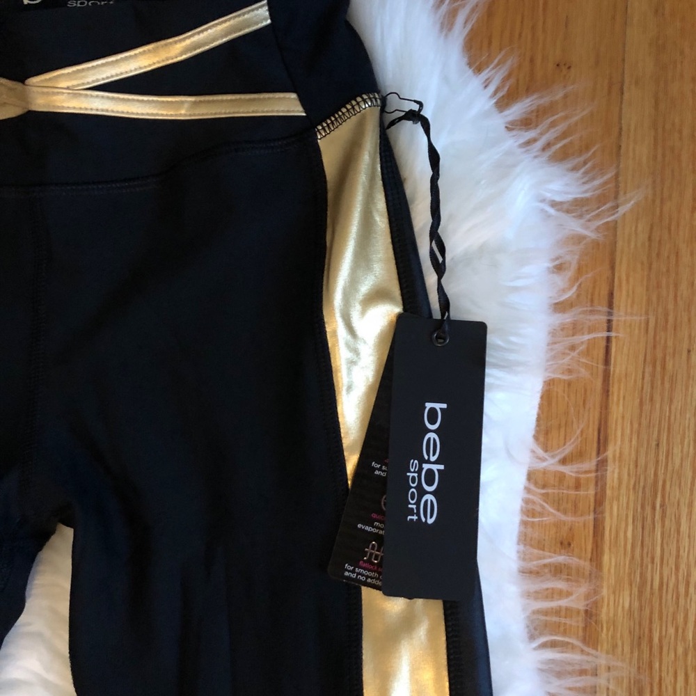 Bebe gold foil leggings - Picture 3 of 6